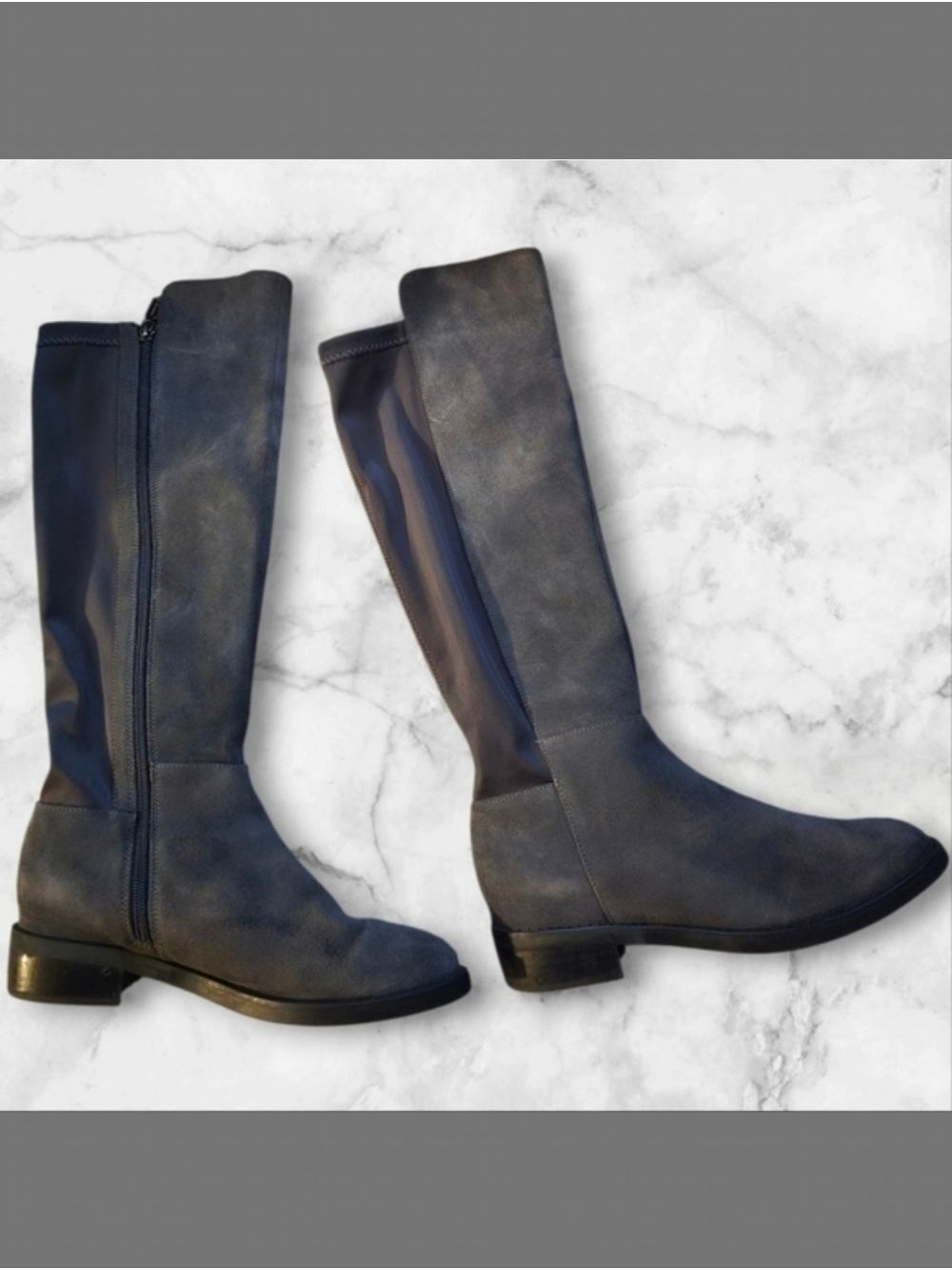 Blondo Over the Knee Boots in Grey Women's Size 8.5 8-1/2